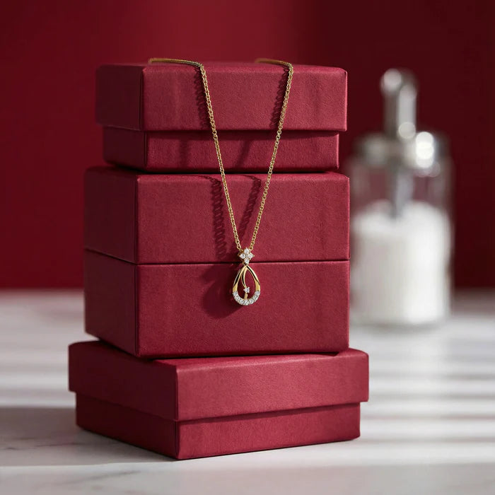 The Elara Teardrop Necklace