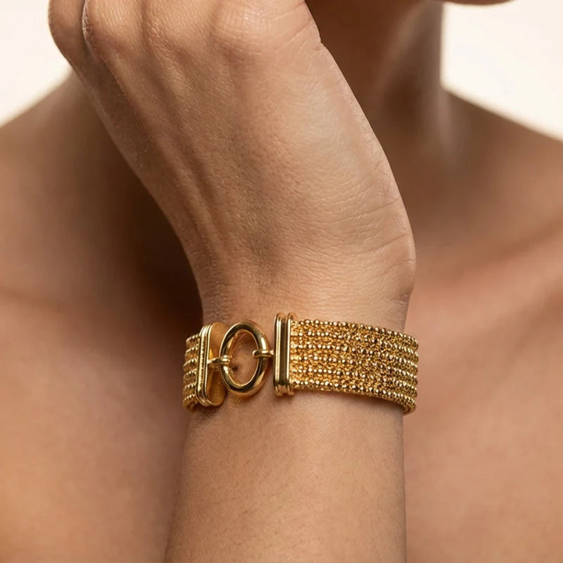 Sabine Multi-Strand Mesh Bracelet For Women
