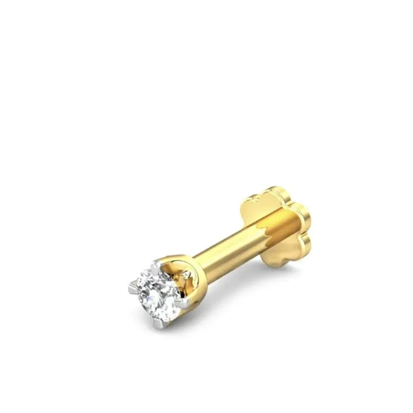 Classic Solitaire Diamond Nose Pin