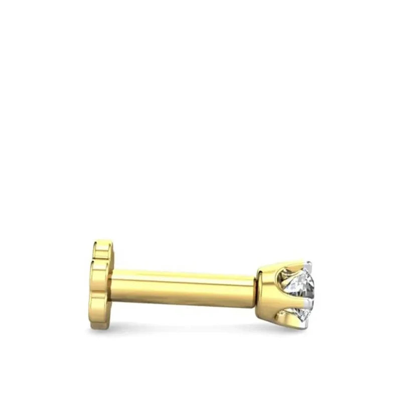 Classic Solitaire Diamond Nose Pin