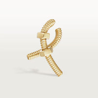 Aurelle Sculpted Coil Hoop Earrings