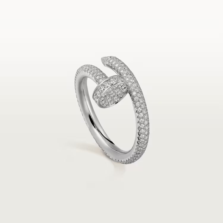 Eternal Embrace Pavé Crossover Diamond Ring