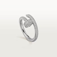 Eternal Embrace Pavé Crossover Diamond Ring