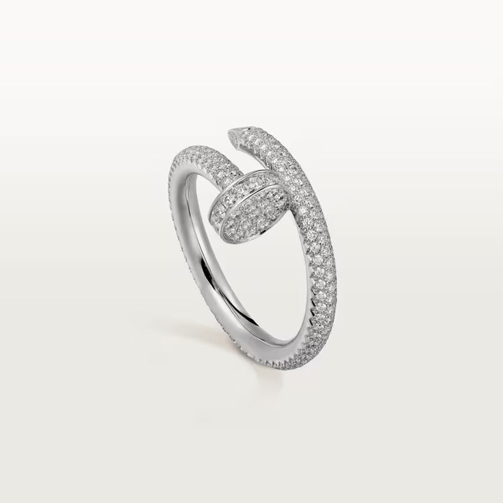 Eternal Embrace Pavé Crossover Diamond Ring