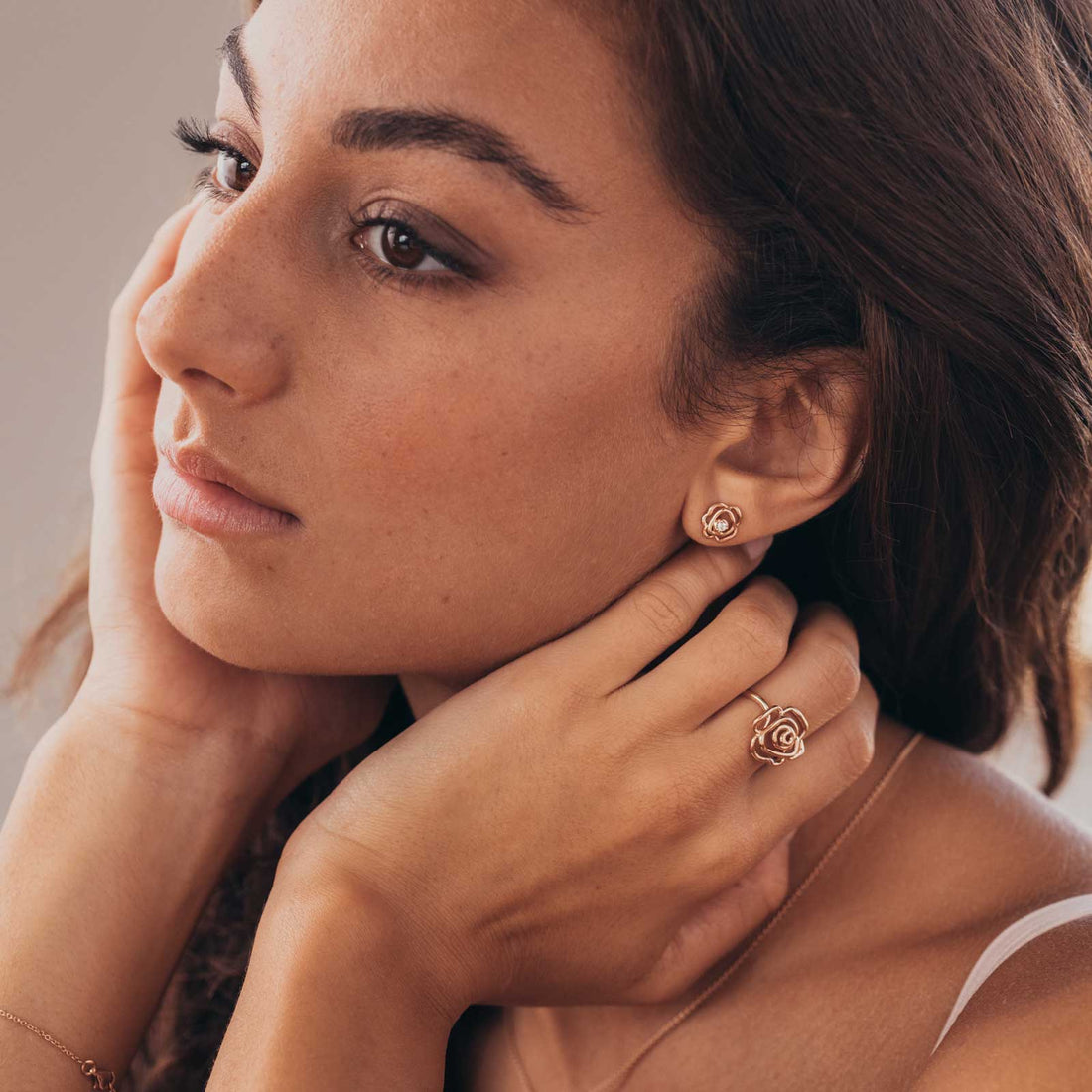 The Rosalie Bloom Gold Ring