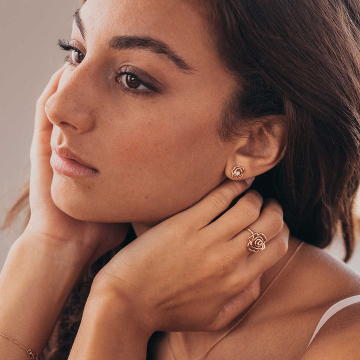 The Rosalie Bloom Gold Ring