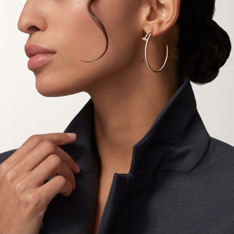 Valleria Open Arc Diamond Earrings