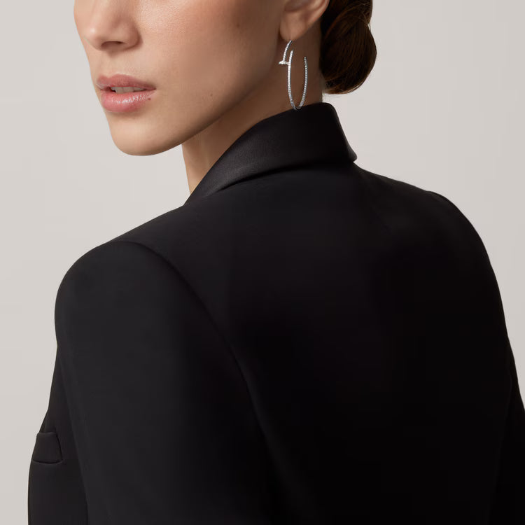 Valleria Open Arc Diamond Earrings