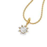 Aurelia Floral Radiance Diamond Necklace
