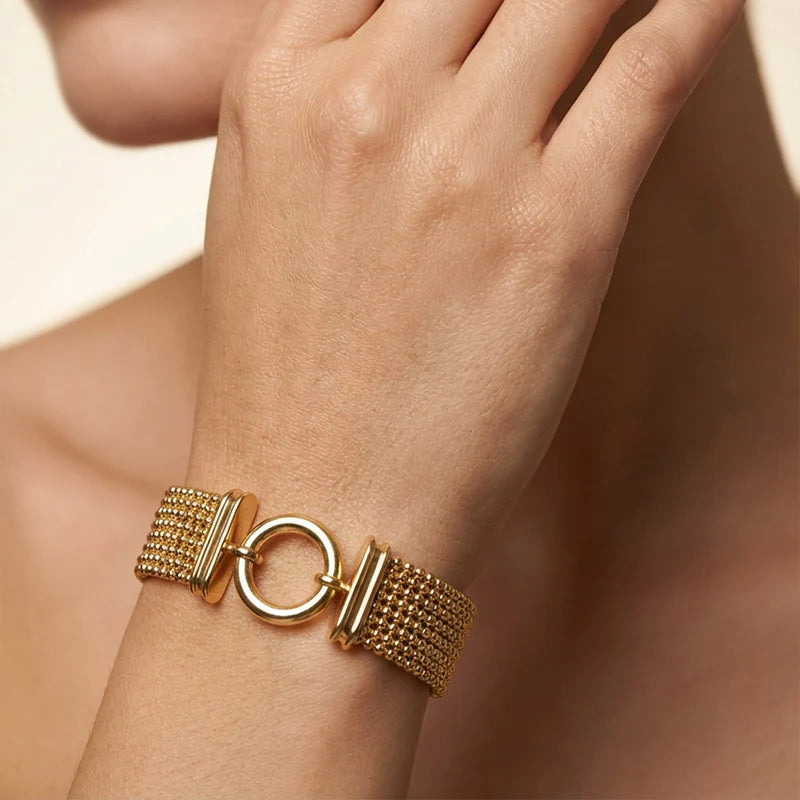 Sabine Multi-Strand Mesh Bracelet For Women