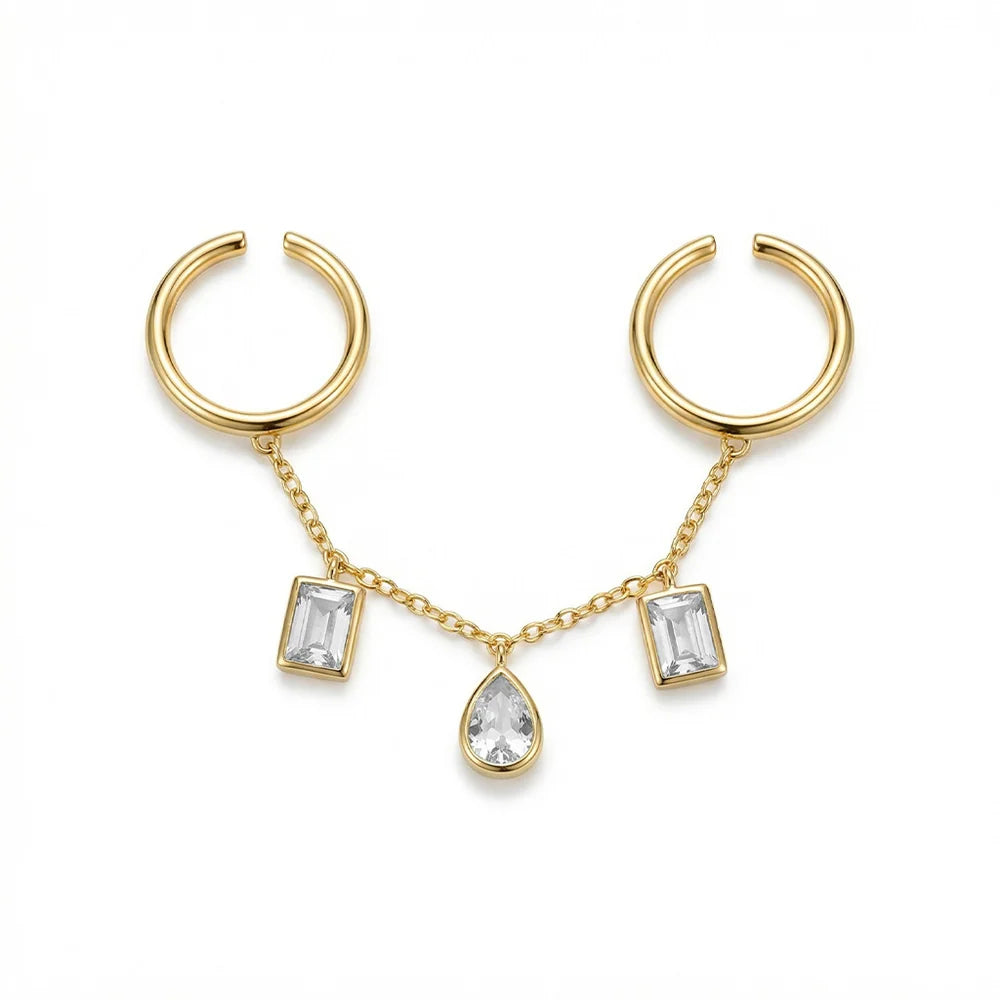 Leo Double Finger Chain Ring