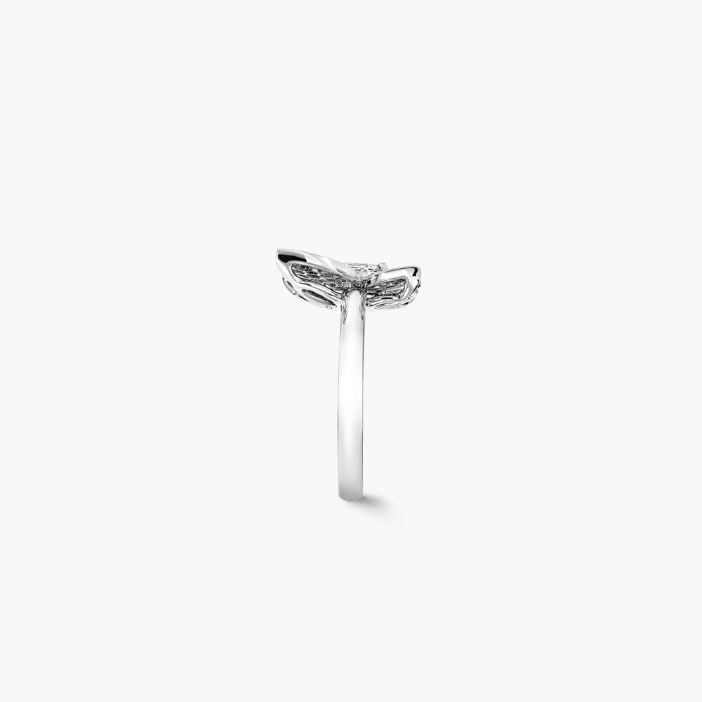 Celestial Butterfly Diamond Ring
