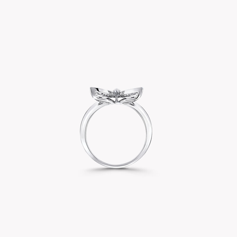 Celestial Butterfly Diamond Ring
