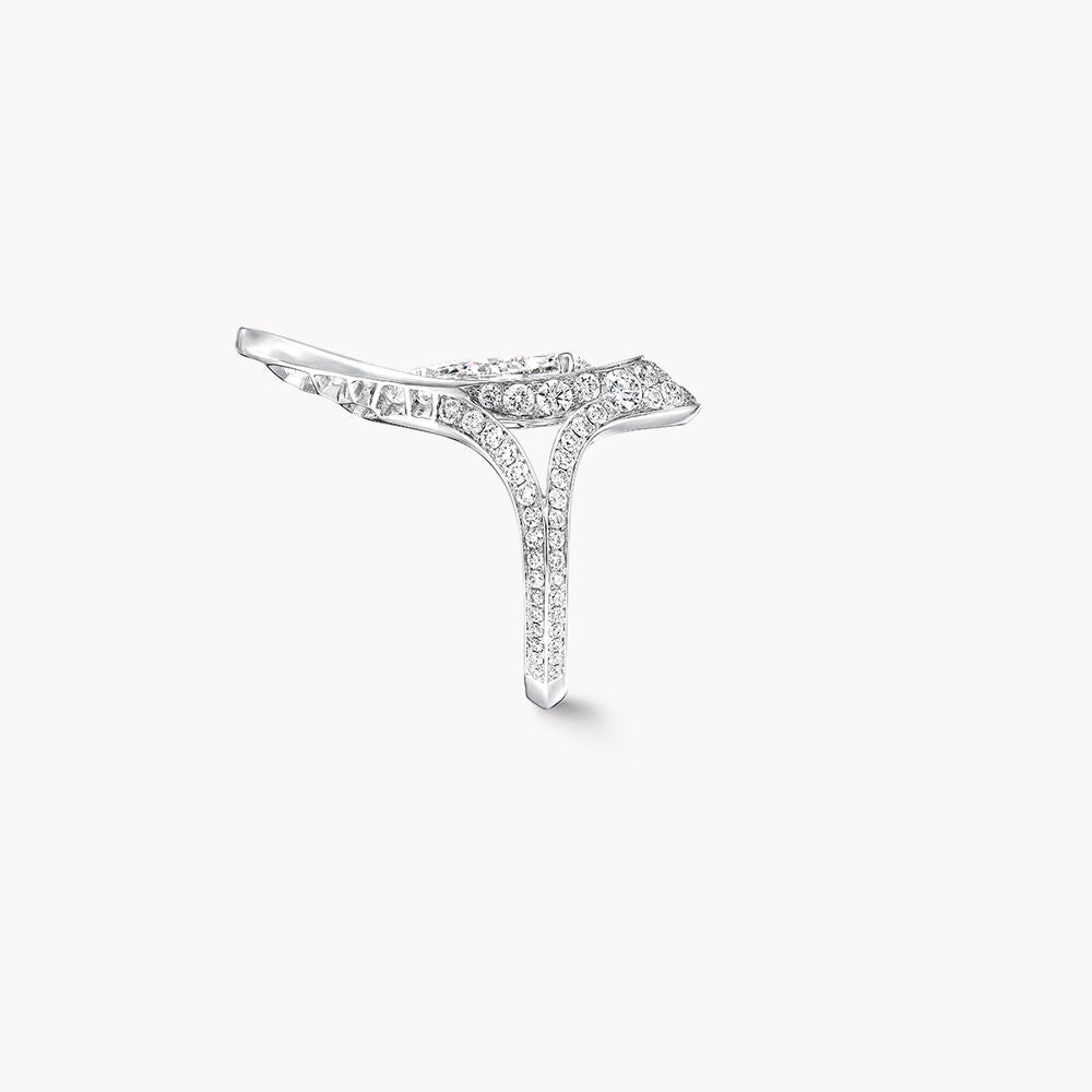 Solenne Pear Diamond Statement Ring