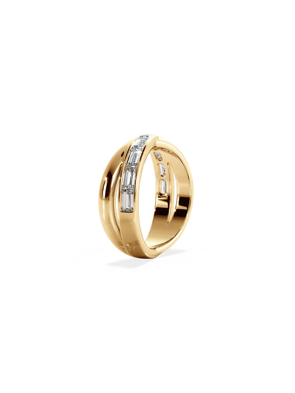 Baguette Entwine Ring