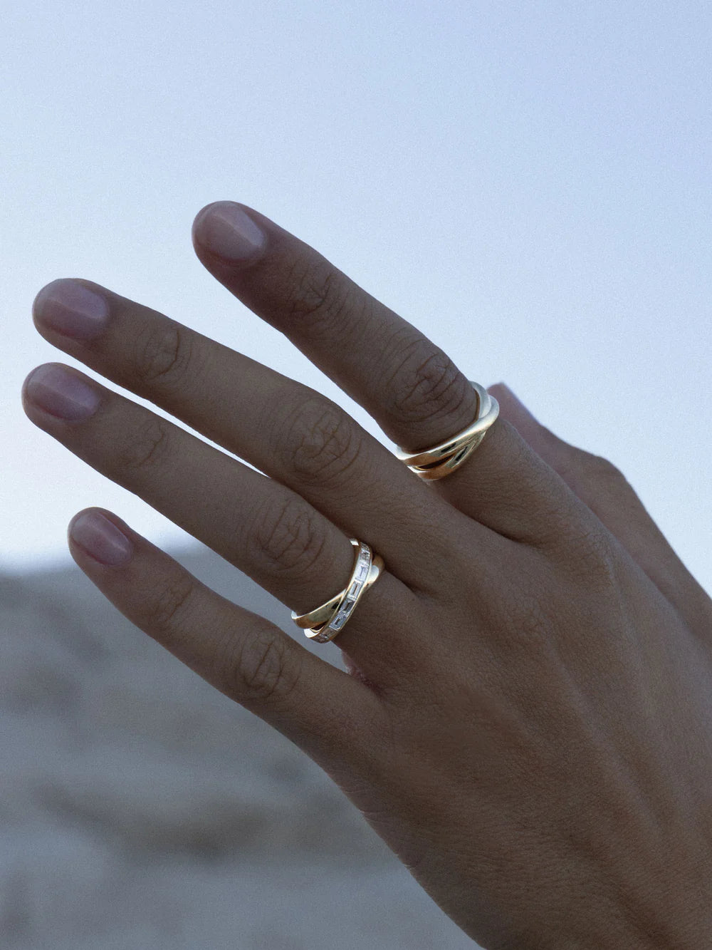 Baguette Entwine Ring