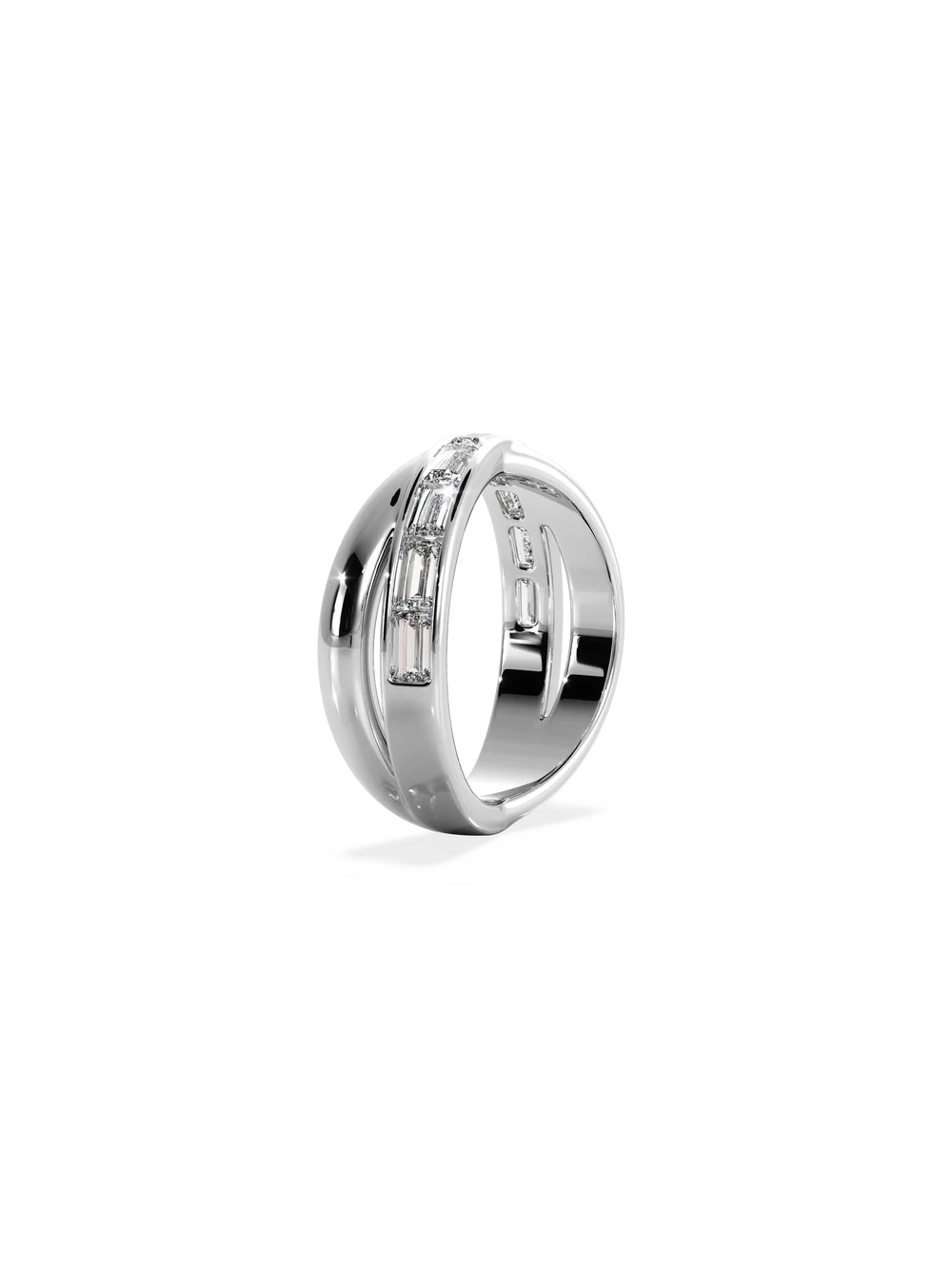 Baguette Entwine Ring