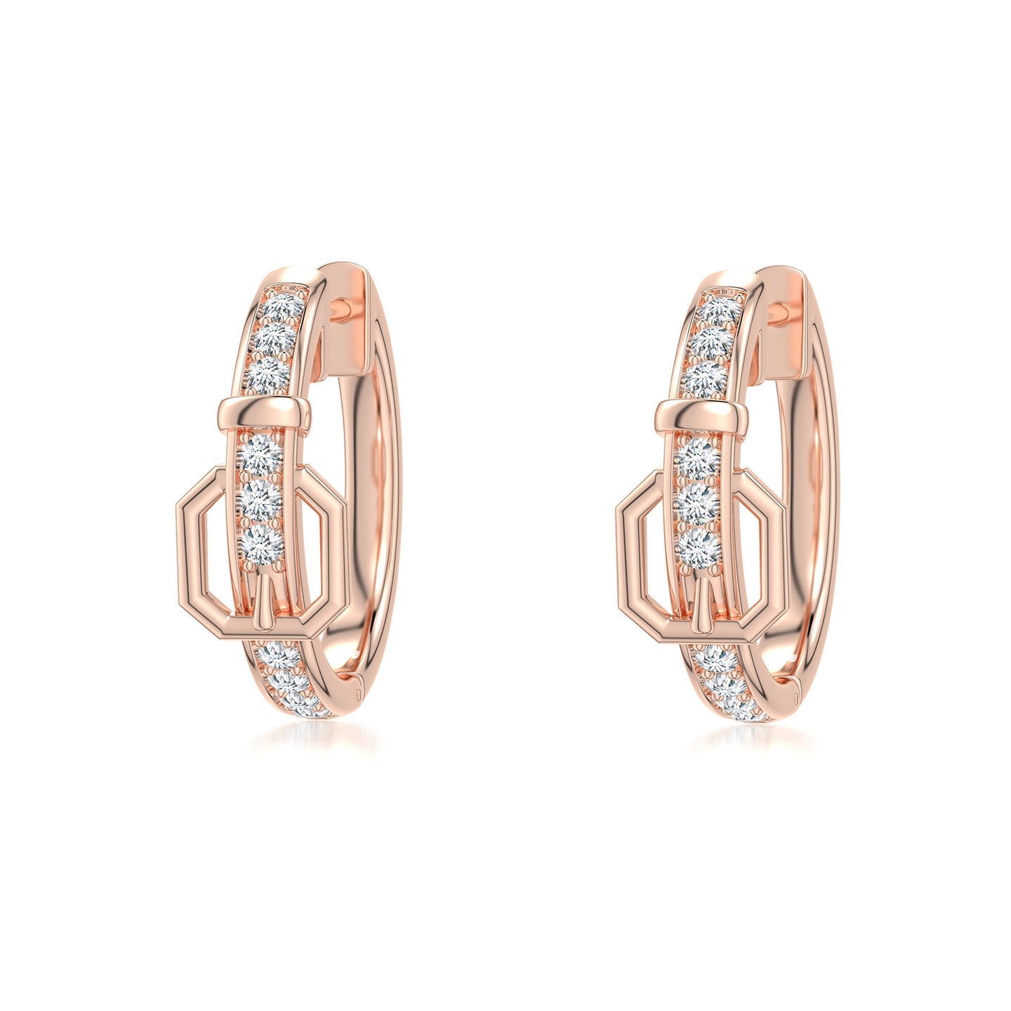 Equestria Belt Hoop Earrings