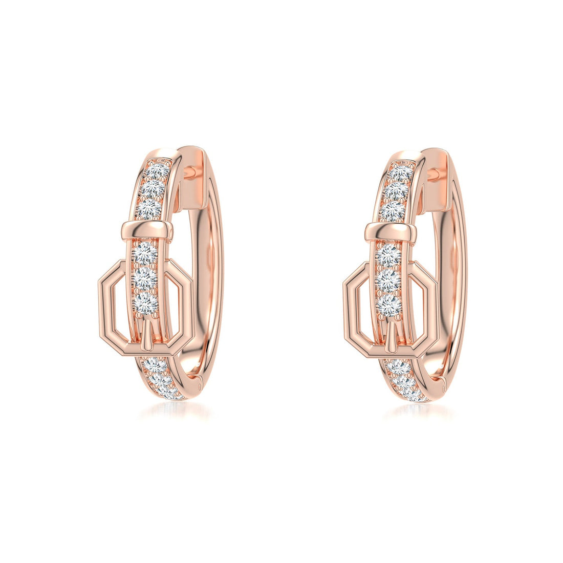Equestria Belt Hoop Earrings
