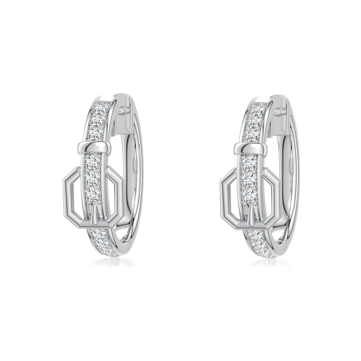 Equestria Belt Hoop Earrings