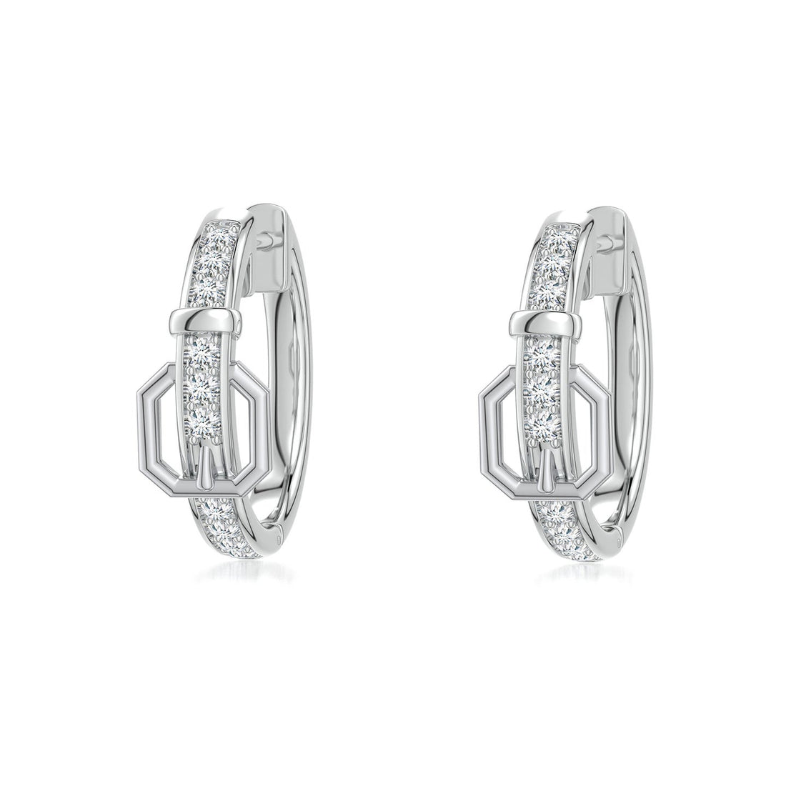 Equestria Belt Hoop Earrings