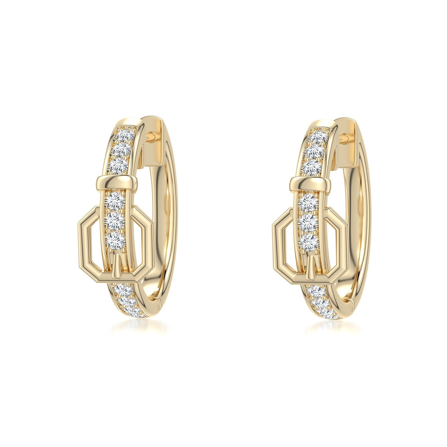Equestria Belt Hoop Earrings