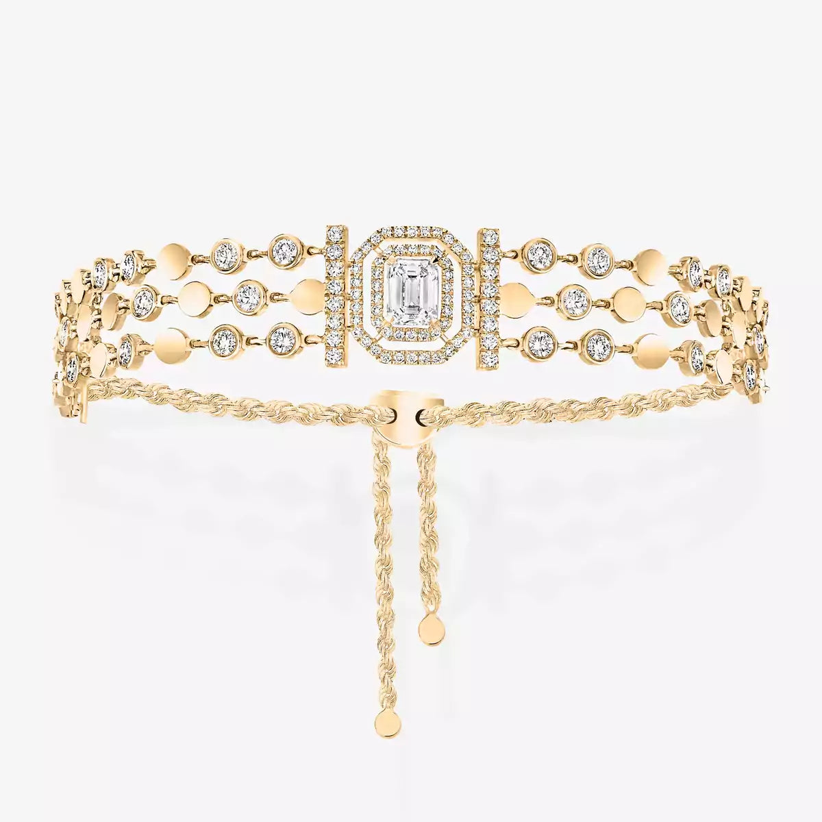 Zarelle Emerald-Cut Cascade Diamond Bracelet