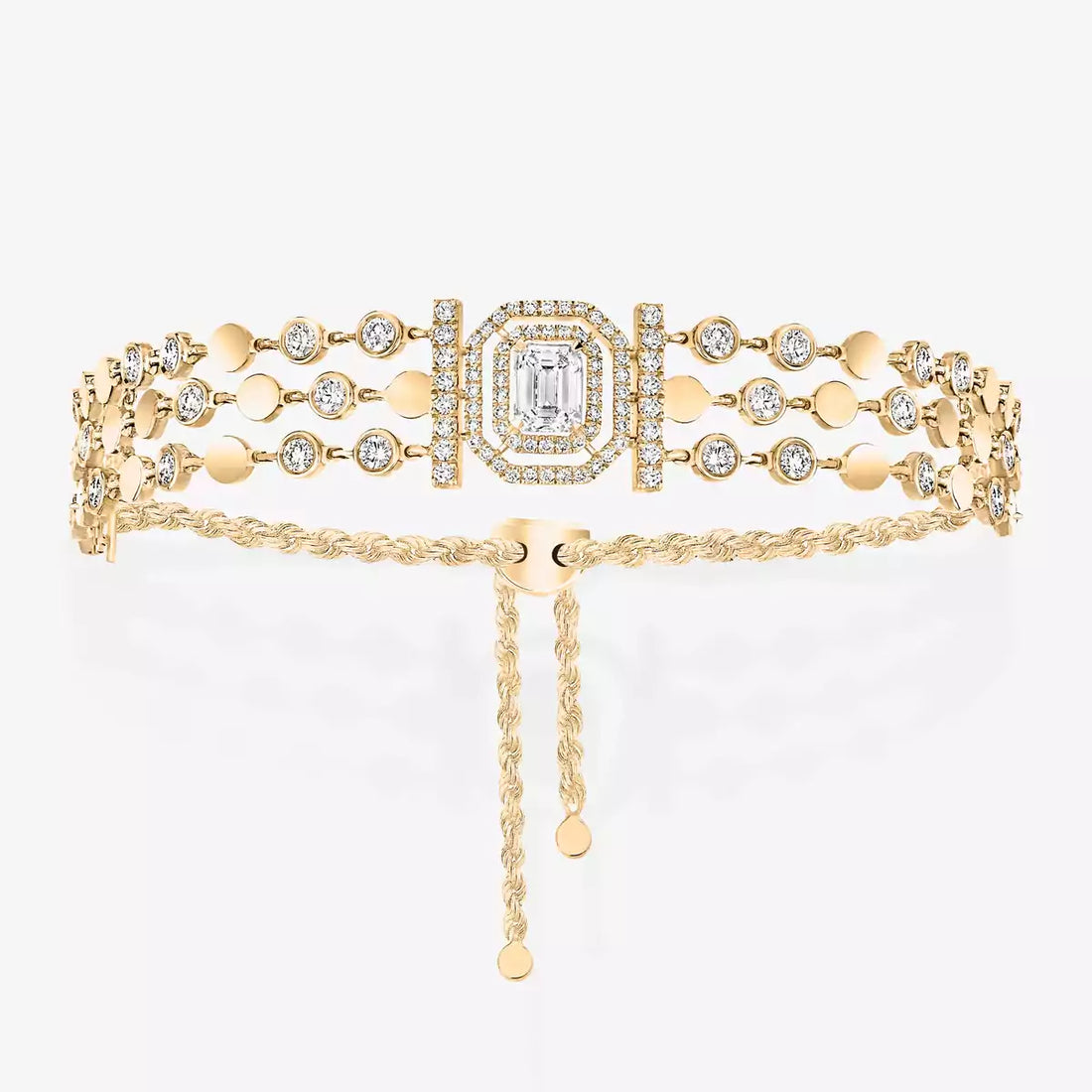 Zarelle Emerald-Cut Cascade Diamond Bracelet
