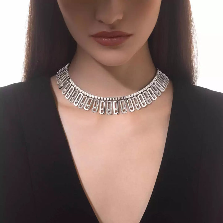 Celestial Cascade Diamond Necklace
