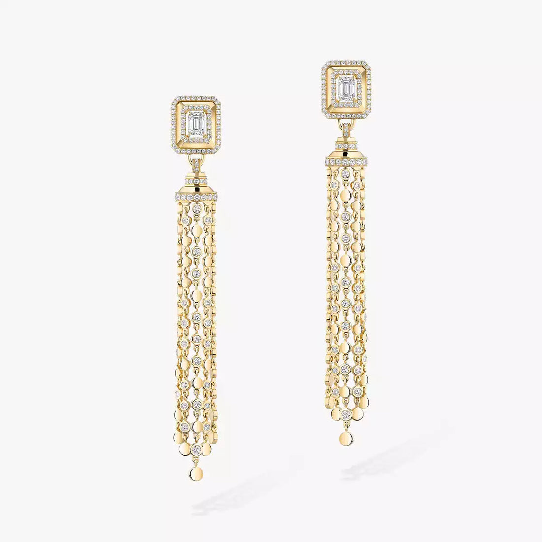 Zarelle Longline Diamond Earrings