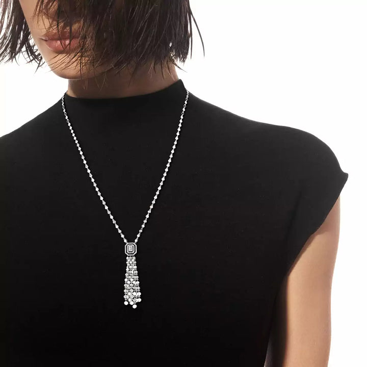Zarelle Longline Diamond Pendant Necklace
