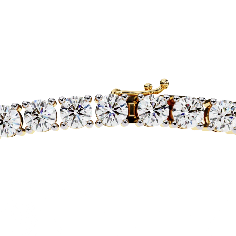 Celestial Graduated Round Diamond Tennis Necklace