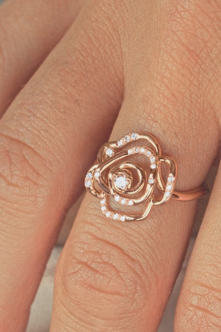 The Rosabelle Bloom Diamond Ring