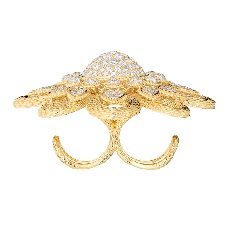 Étoile Royale Two-Finger Diamond Ring