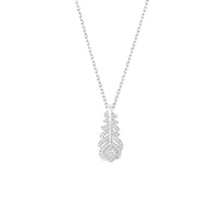 Étoile Feather Diamond Pendant Necklace