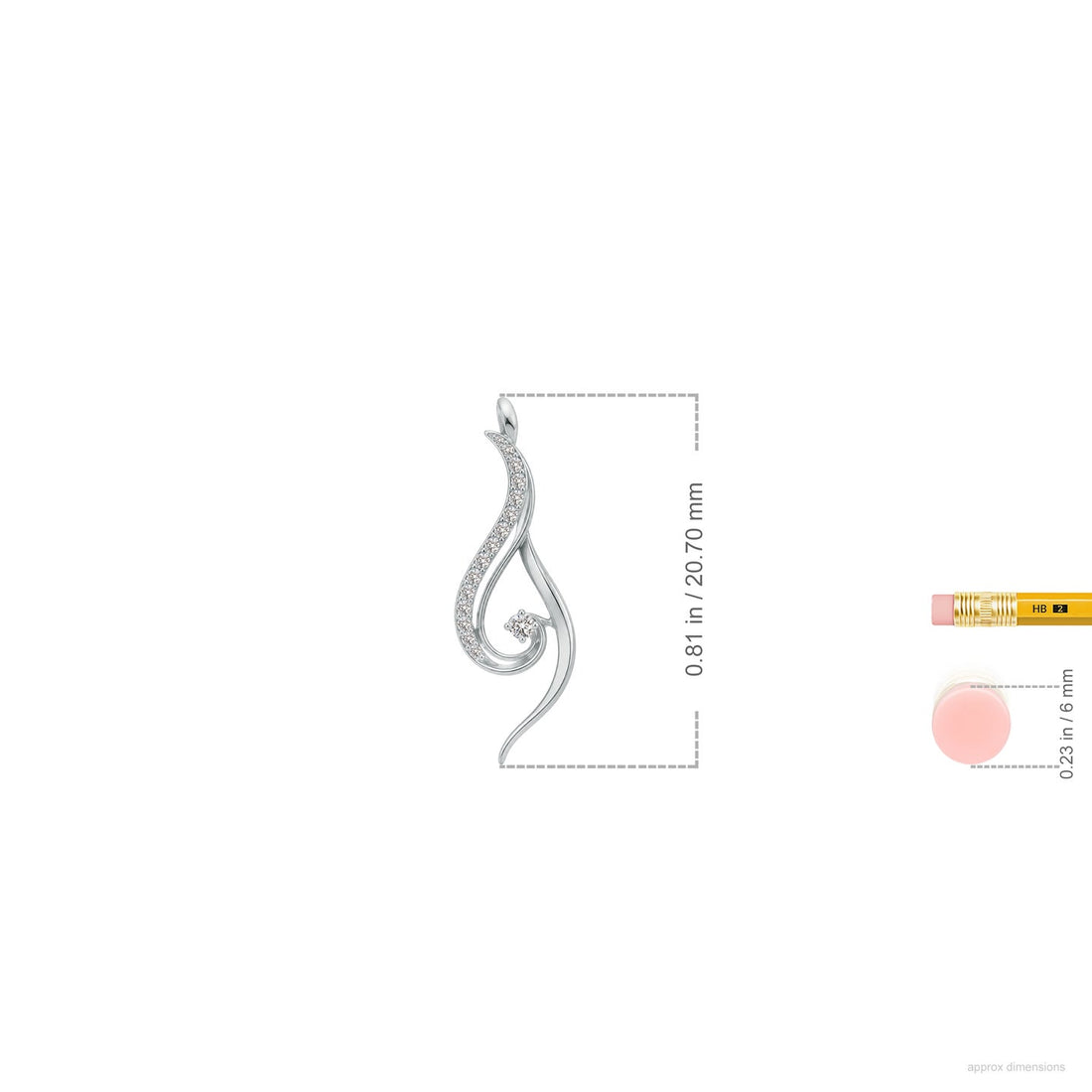 Air Flow Mohiniyattam Motif Diamond Earrings