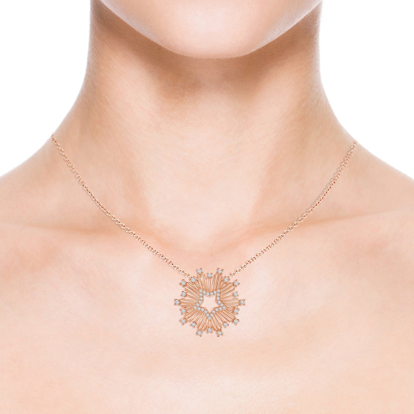 Starlit Lab Grown Diamond Necklace