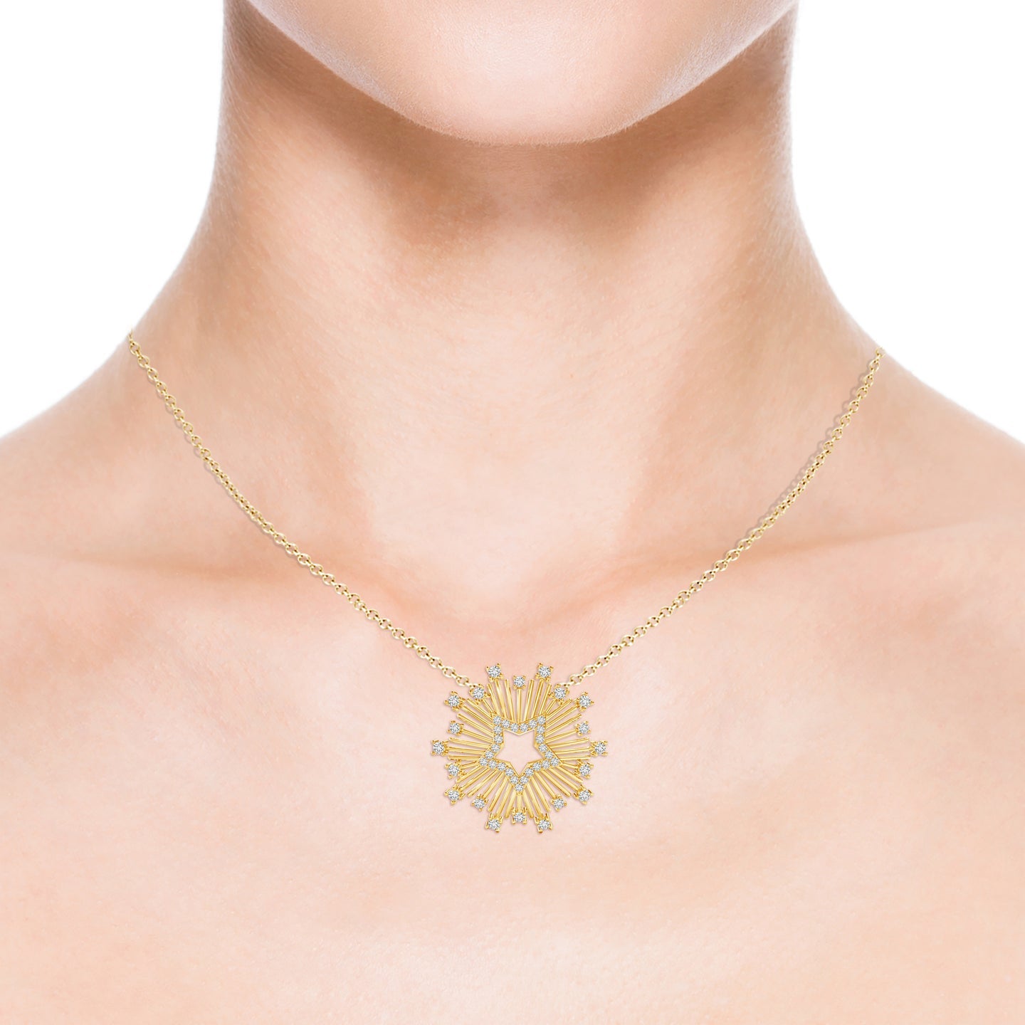 Starlit Lab Grown Diamond Necklace