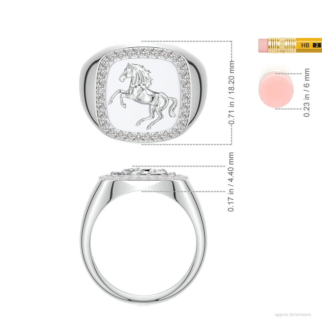 Equestria Stallion Signet Ring