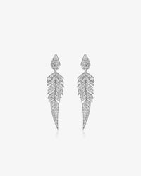 Elysian Plume Diamond Earrings
