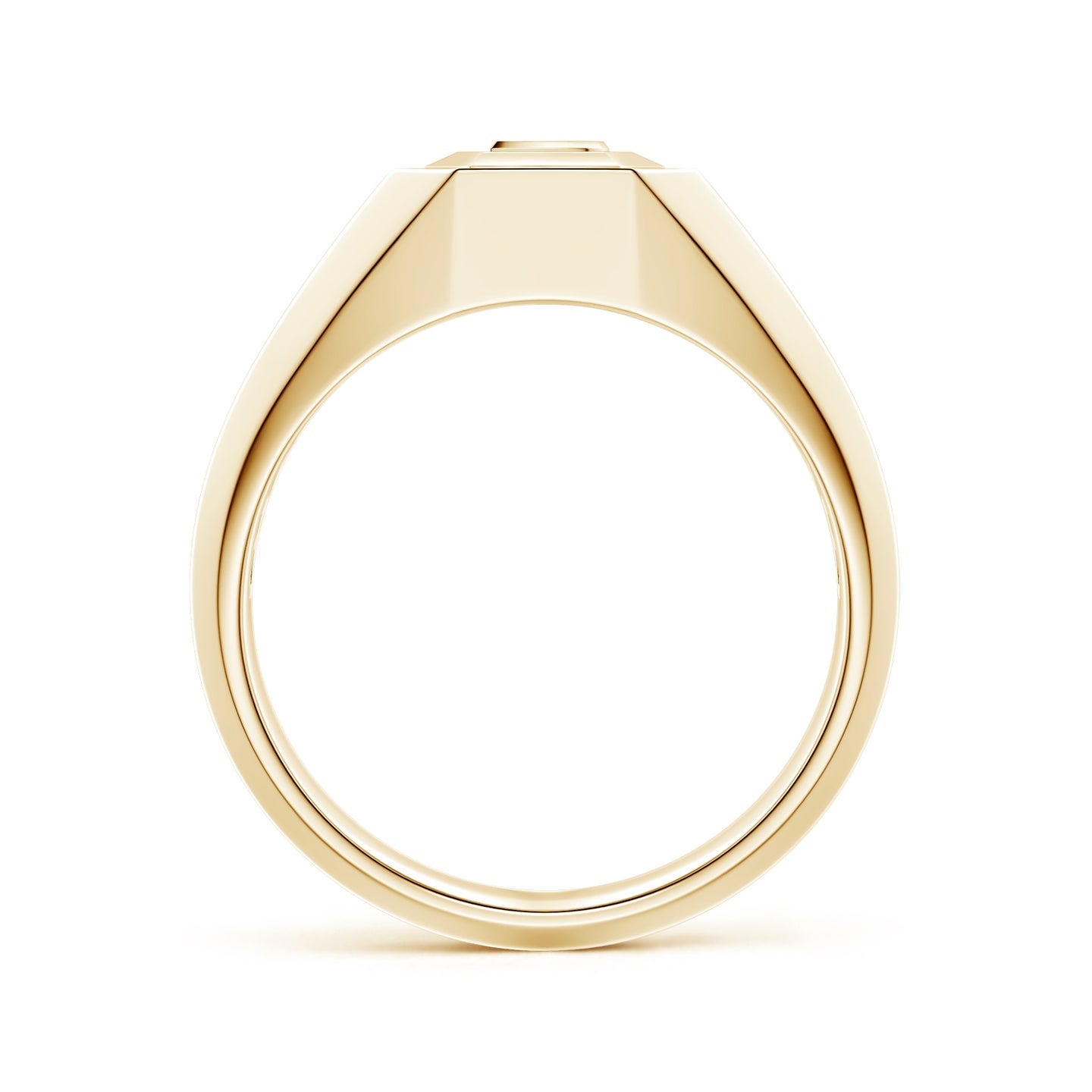 Men's Capital 'A' to 'Z' Alphabet Signet Ring