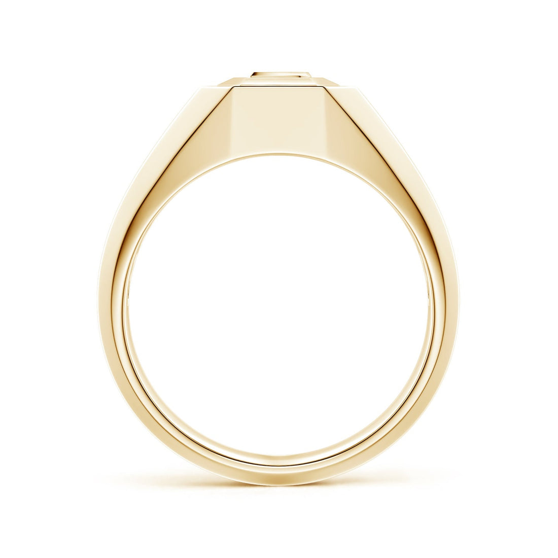 Men's Capital 'A' to 'Z' Alphabet Signet Ring