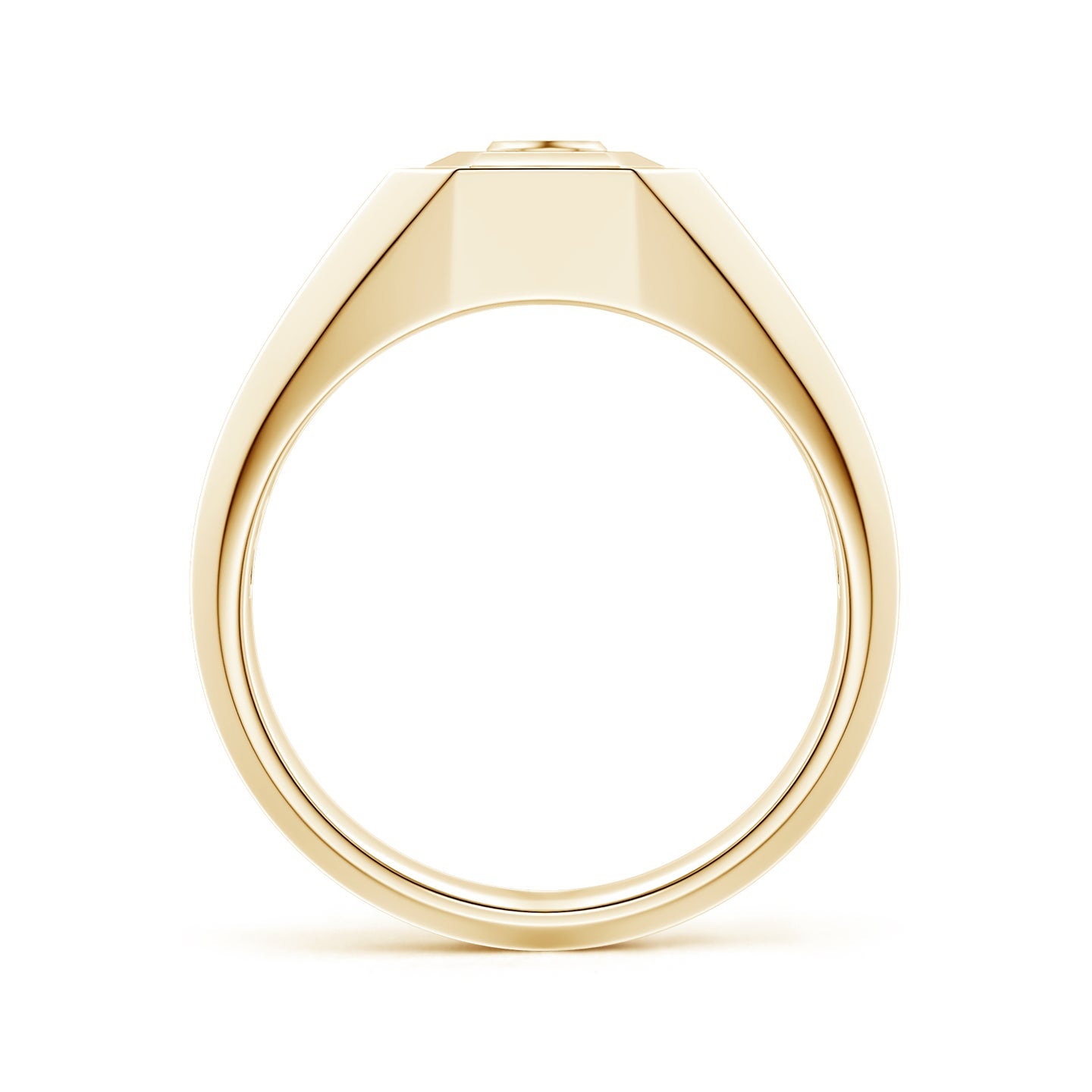 Men's Capital 'A' to 'Z' Alphabet Signet Ring