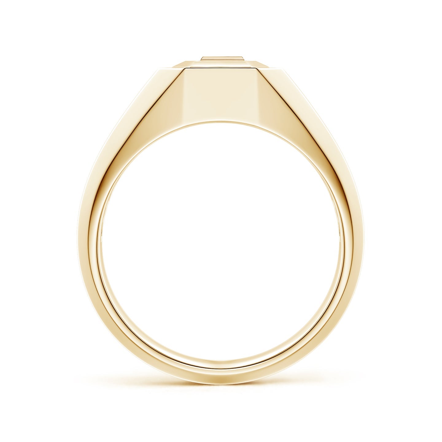 Men's Capital 'A' to 'Z' Alphabet Signet Ring