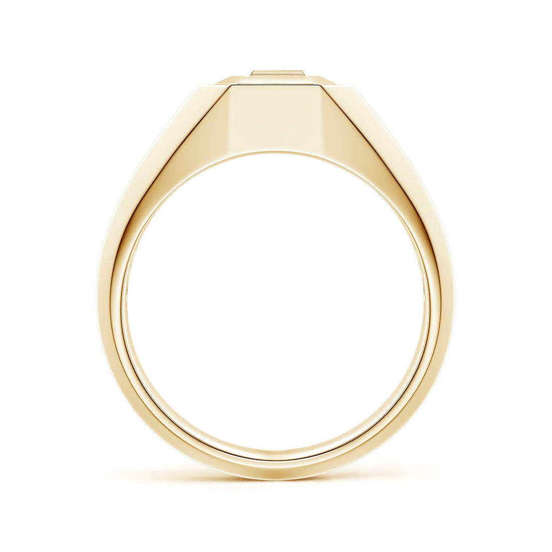 Men's Capital 'A' to 'Z' Alphabet Signet Ring