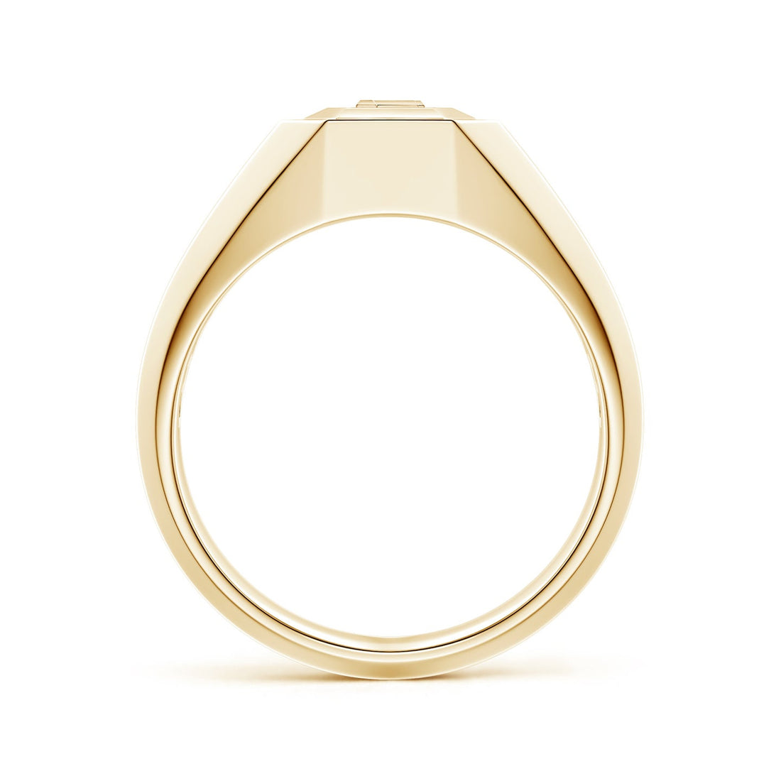 Men's Capital 'A' to 'Z' Alphabet Signet Ring