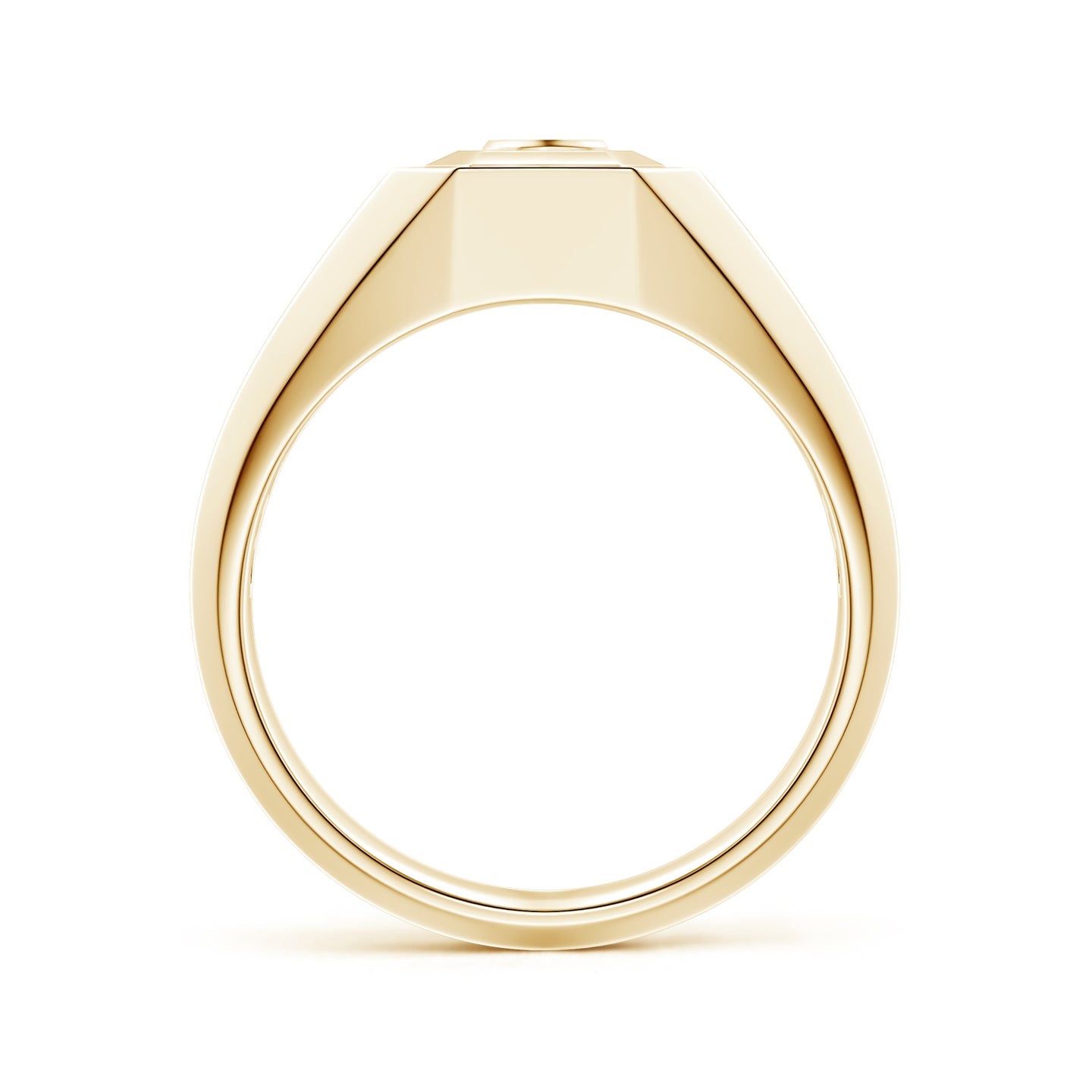 Men's Capital 'A' to 'Z' Alphabet Signet Ring