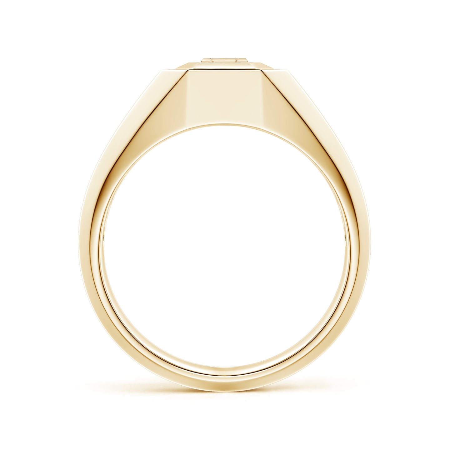Men's Capital 'A' to 'Z' Alphabet Signet Ring