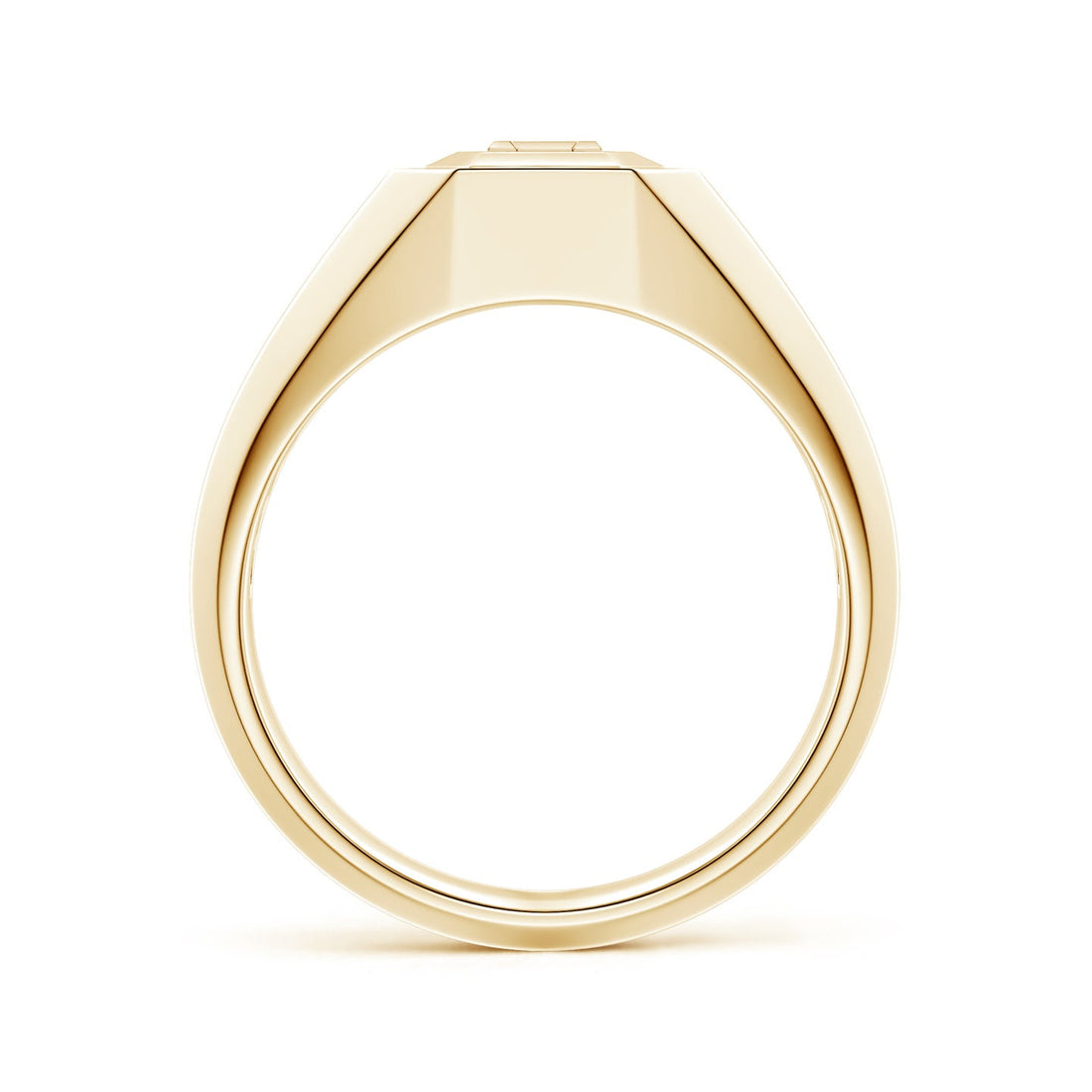 Men's Capital 'A' to 'Z' Alphabet Signet Ring