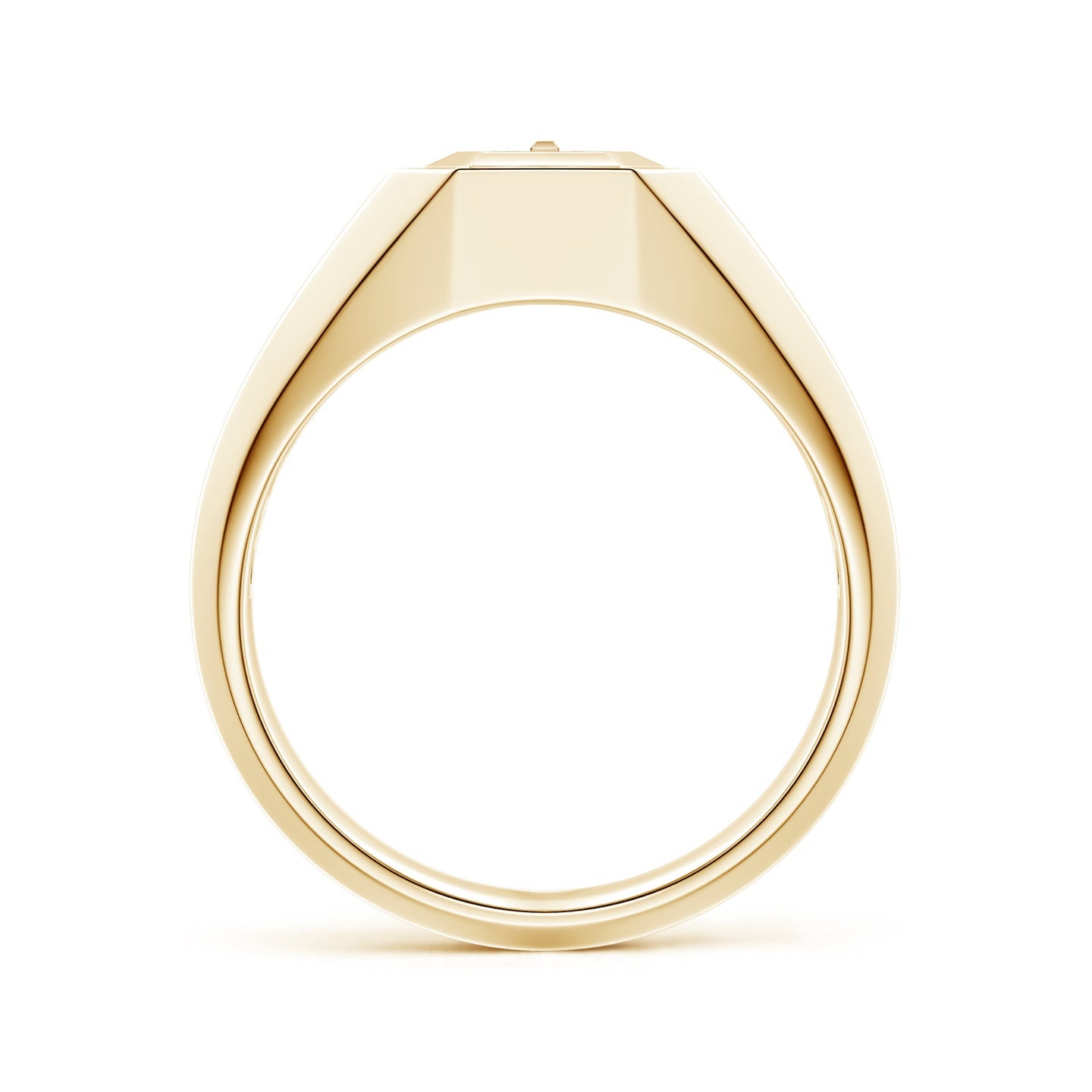 Men's Capital 'A' to 'Z' Alphabet Signet Ring